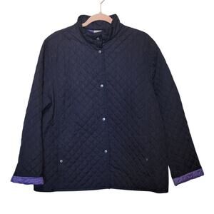 Sigrid Olsen Sport Women's XL Quilted Button Front Jacket with Pockets